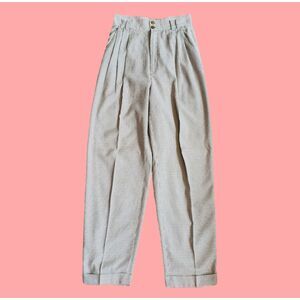 Vintage 90's Esprit Tan Houndstooth Trousers